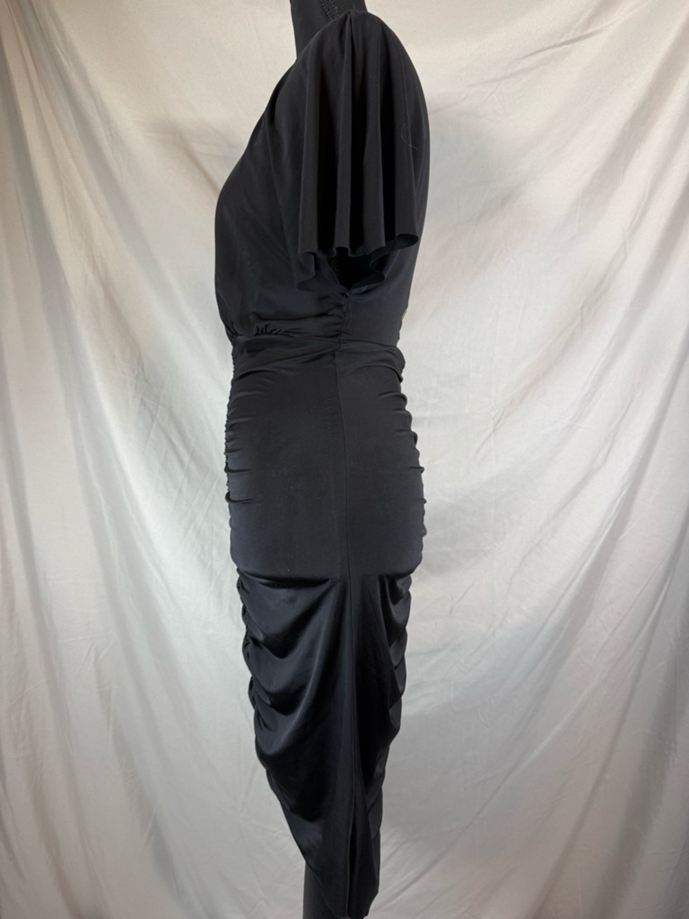 Baby Phat Vintage Y2K Ruched Bodycon Dress 🖤✨ Size Small - Picture 5 of 7